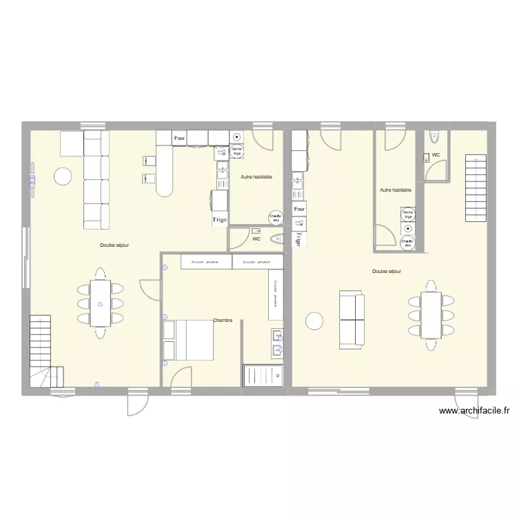 Terron. Plan de 20  et 345 m²
