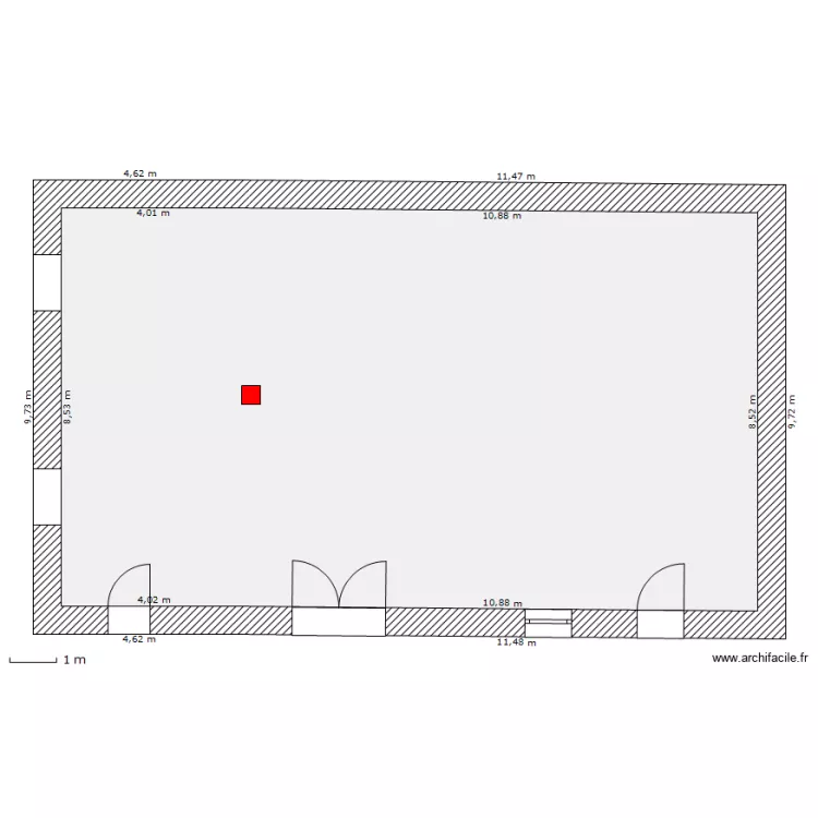 grange. Plan de grange. Plan de