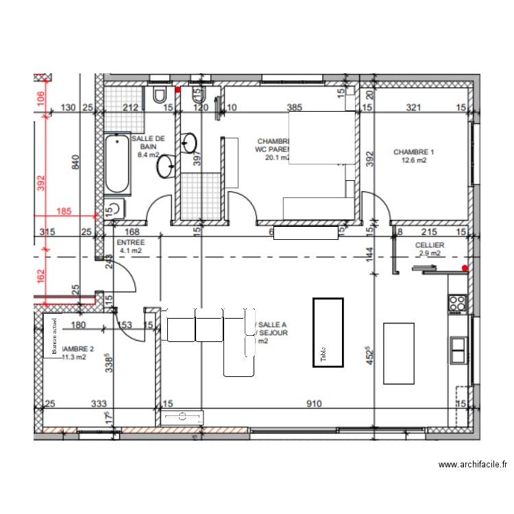 2855. Plan de 0 pièce et 0 m2