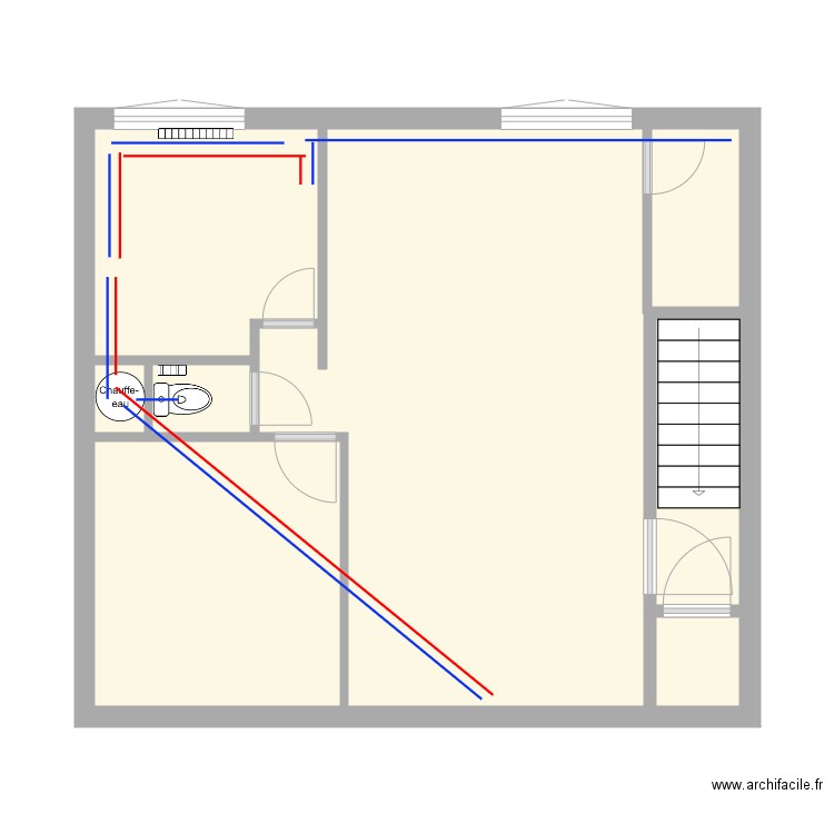  SCI des Amours1 Plomberie. Plan de 0 pièce et 0 m2