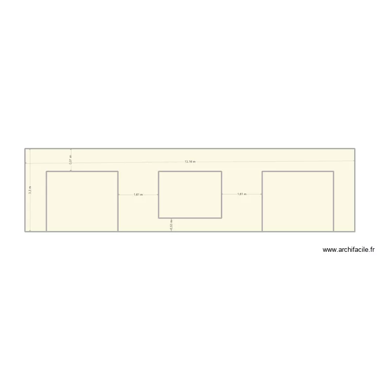 Fa&ccedil;ade 2. Plan de 