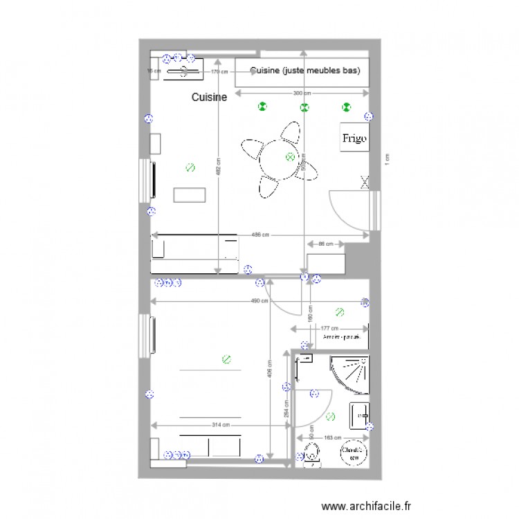 Appartement 2ème étage Anthony New. Plan de 0 pièce et 0 m2