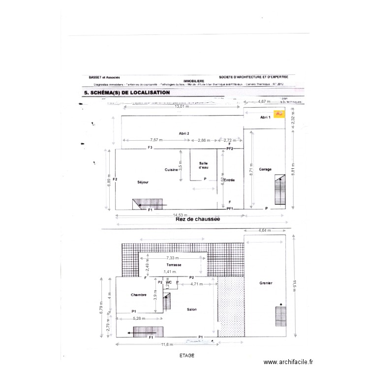 PLAN DE MASSE CORRIGE. Plan de 0 pièce et 0 m2