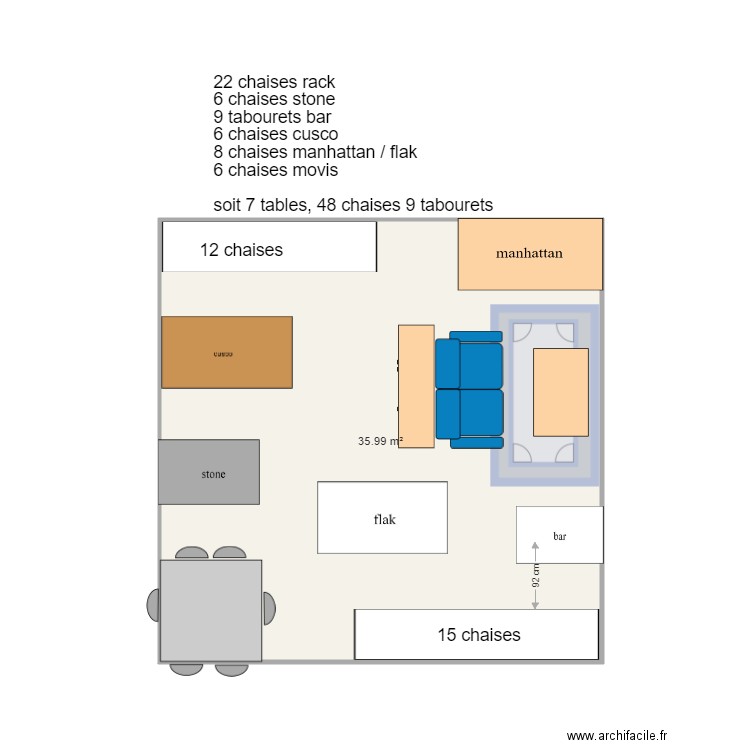 salon 2018. Plan de 0 pièce et 0 m2