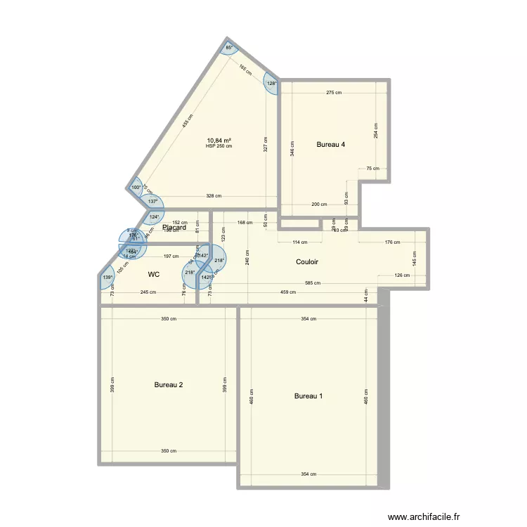 appart pg sommeillier vierge. Plan de 