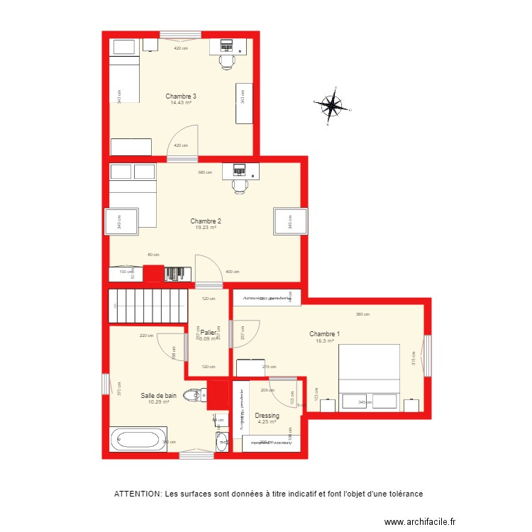 BI3143 étage. Plan de 0 pièce et 0 m2