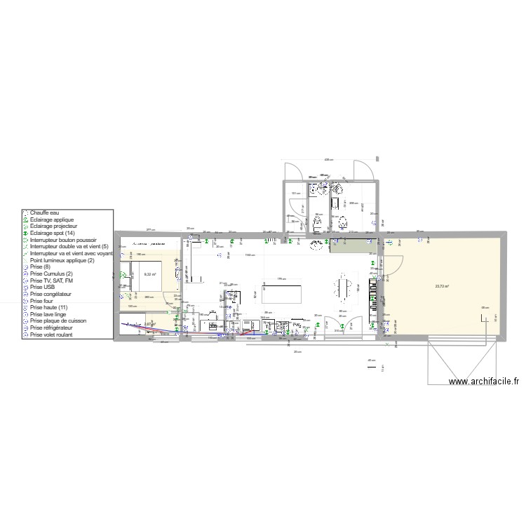 studio maclas 9 ELECTR. Plan de 0 pièce et 0 m2