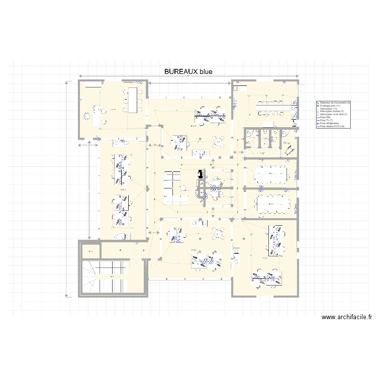 SCI BLUE Plan Elec. Plan de 0 pièce et 0 m2