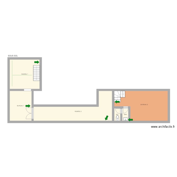 SHOP PHOTO SOUS SOL. Plan de 0 pièce et 0 m2