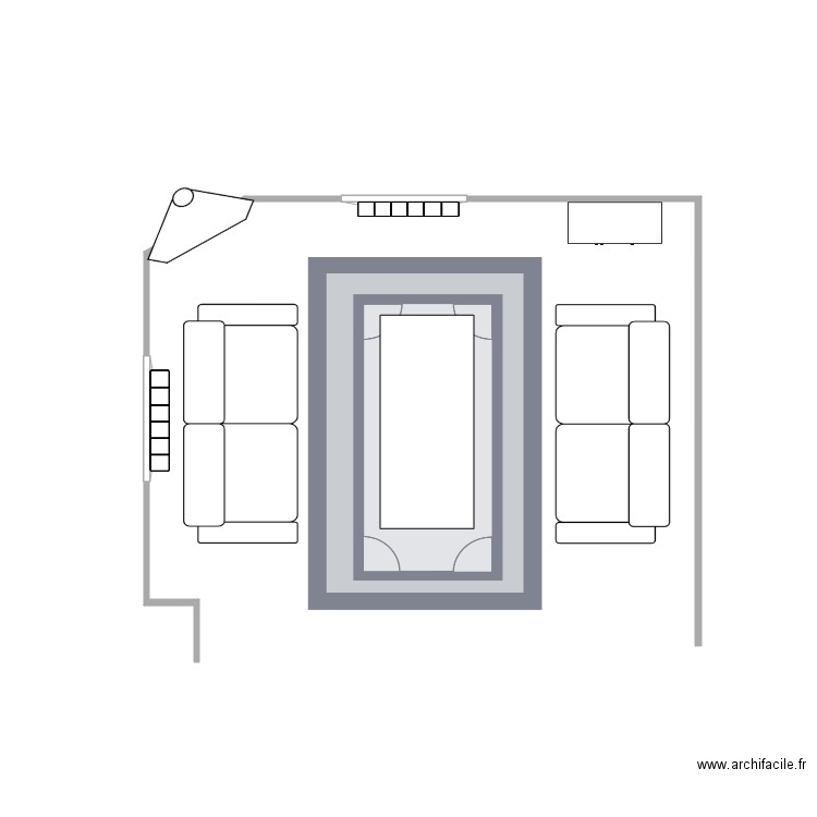 salon. Plan de 0 pièce et 0 m2