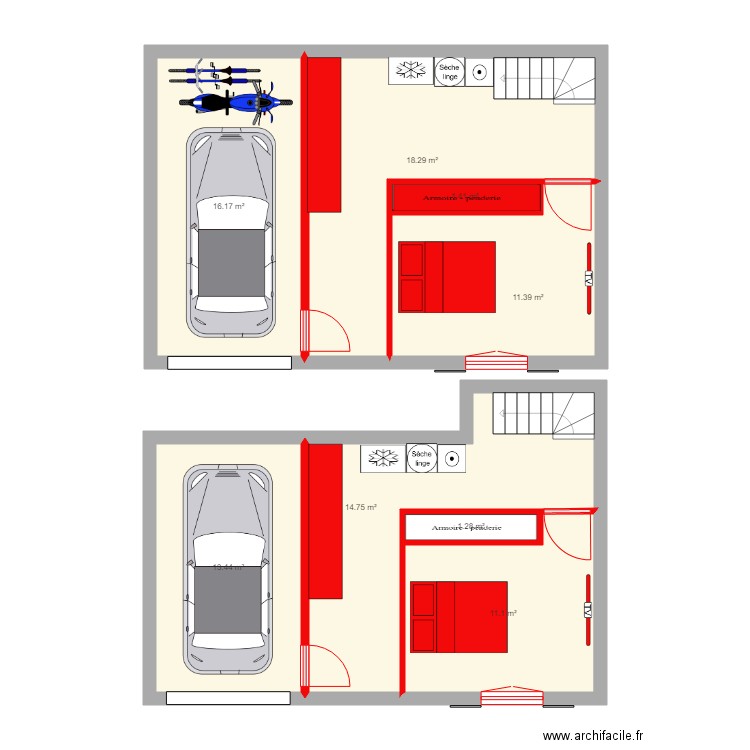 maison 2. Plan de 0 pièce et 0 m2