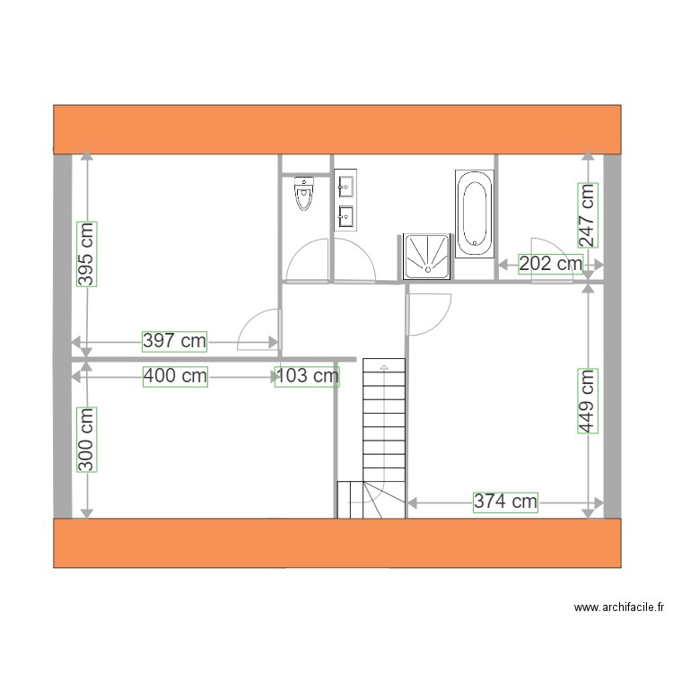 la croix . Plan de 0 pièce et 0 m2