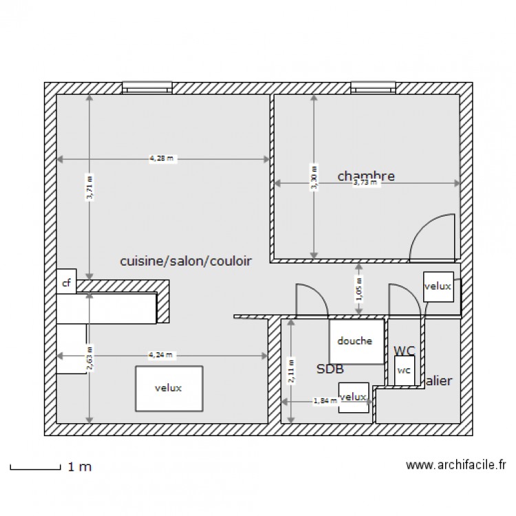 Plan. Plan de 0 pièce et 0 m2