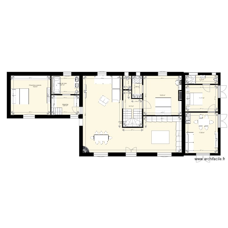 RDC Carignan aout 2021. Plan de 0 pièce et 0 m2