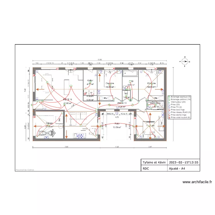 NATILIA 17 SAINT XANDRE. Plan de 