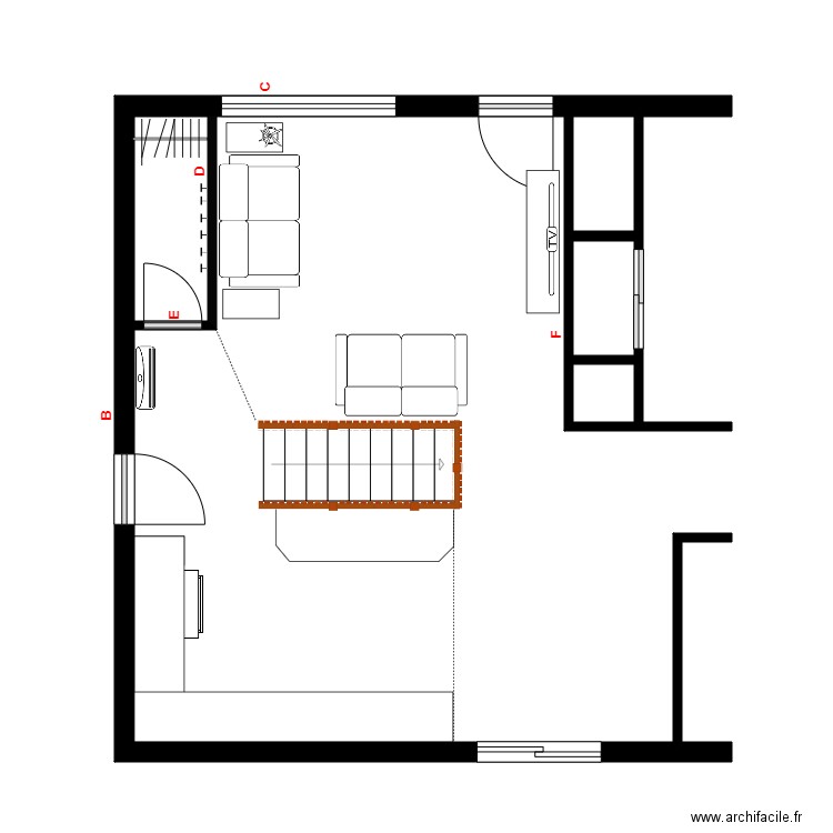 daigle vide. Plan de 0 pièce et 0 m2