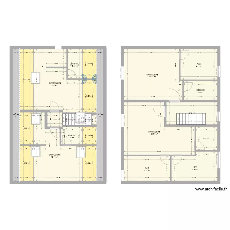 Etage1 Beautheil. Plan de 