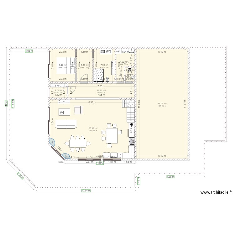 projet 3. Plan de 0 pièce et 0 m2