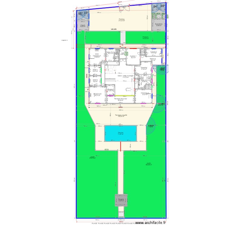 A LG 62b REZ . Plan de 0 pièce et 0 m2