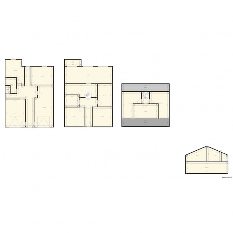 8 laplace. Plan de 24 pièces et 337 m2