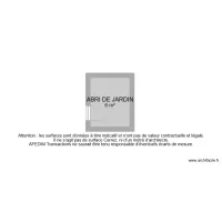 BI 12250 ABRI DE JARDIN 