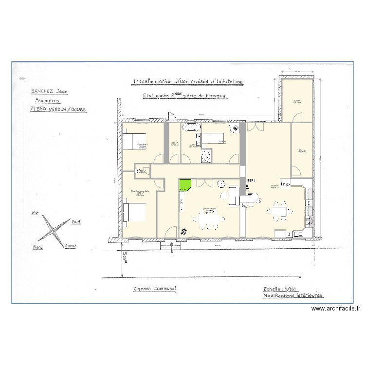 Cédric Saunières. Plan de 0 pièce et 0 m2