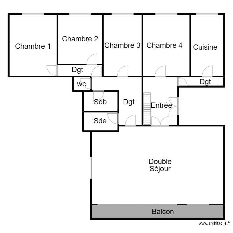 vincent ben. Plan de 14 pièces et 398 m2