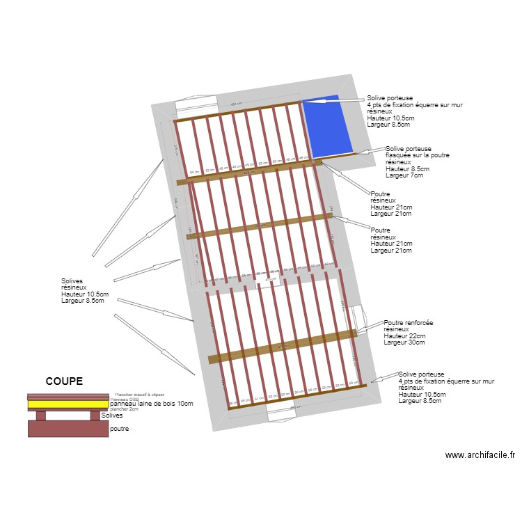 projet 39g faux plafond. Plan de 0 pièce et 0 m2