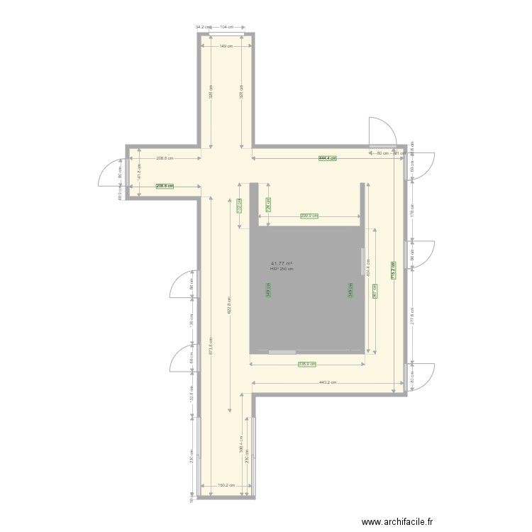 APSAH COULOIR G. Plan de 0 pièce et 0 m2