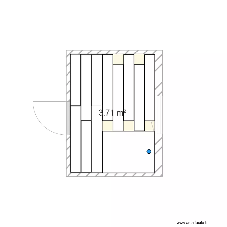 Parquet Salle de Bains. Plan de 