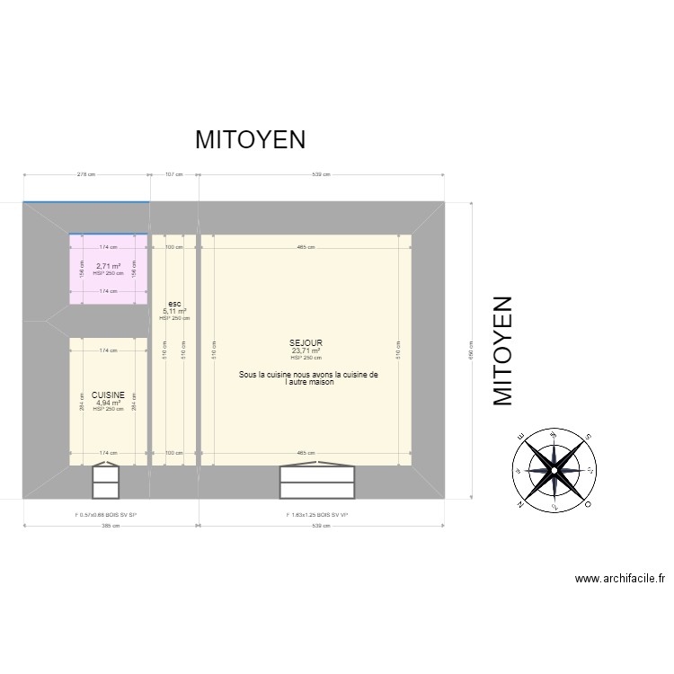 plo mathieu 1. Plan de 10 pièces et 135 m2