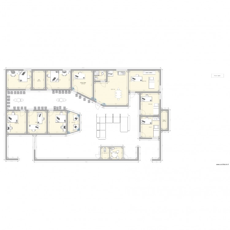 2e étage RJS. Plan de 0 pièce et 0 m2