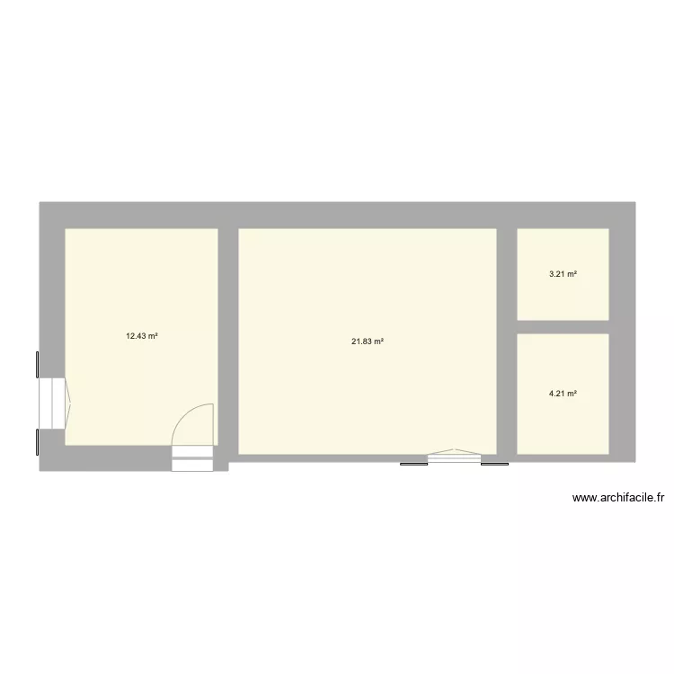 Annexe Rez m&eacute;tr&eacute;s. Plan de 