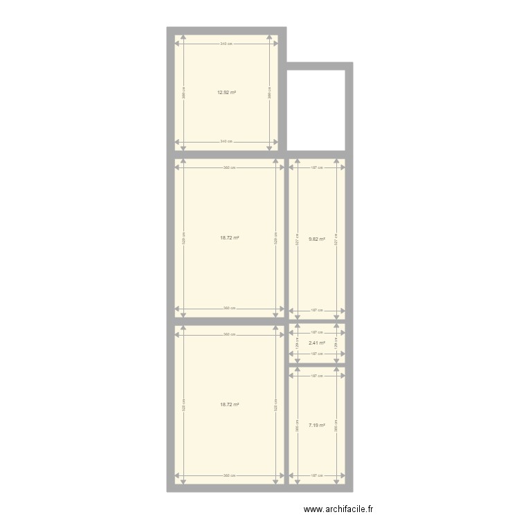 Wery 25 3éme. Plan de 0 pièce et 0 m2