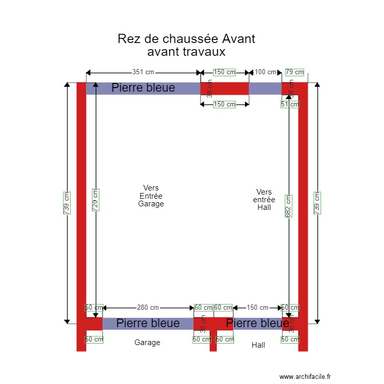 202011092155 Façade Avant avant travaux. Plan de 0 pièce et 0 m2