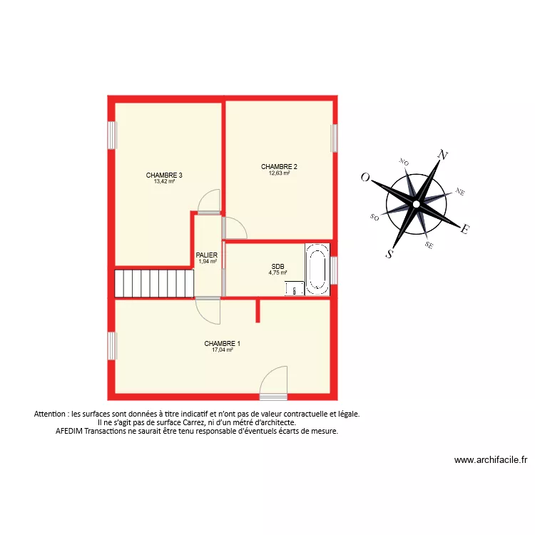 BI 6611 ETAGE . Plan de 