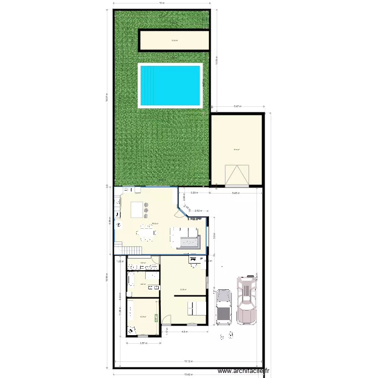 maison version 2. Plan de 