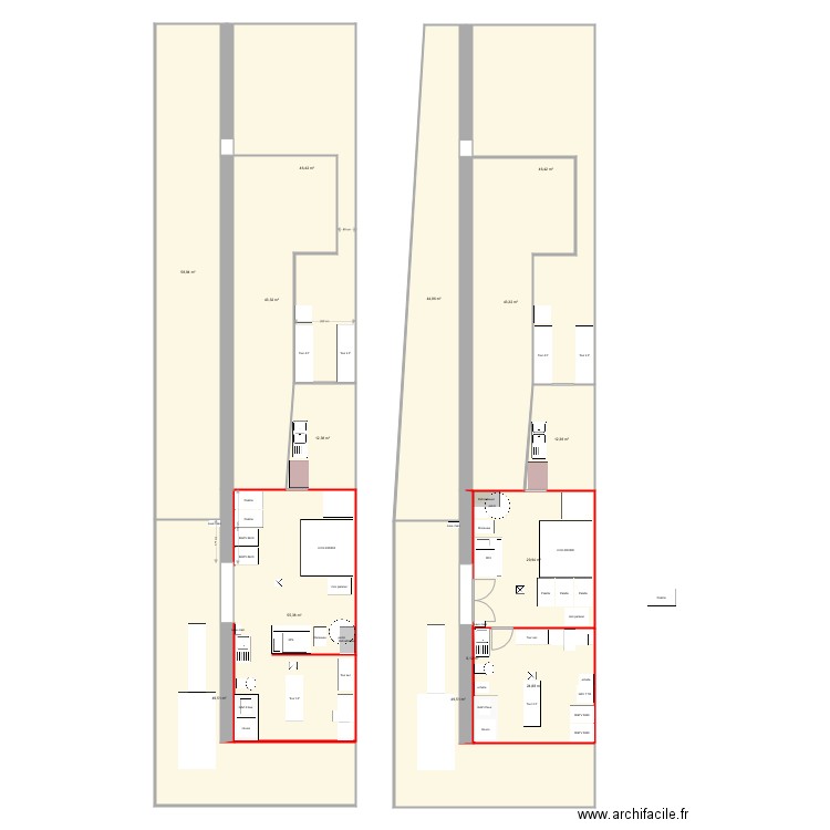 chalumeau. Plan de 0 pièce et 0 m2