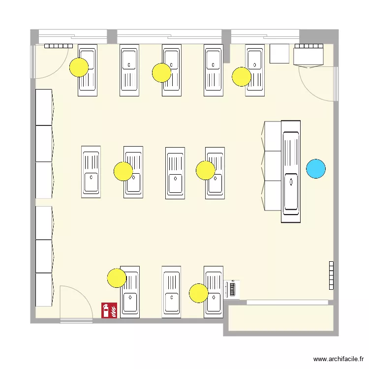 Salle TP Bio Mai 2020 V1. Plan de Salle TP Bio Mai 2020 V1. Plan de