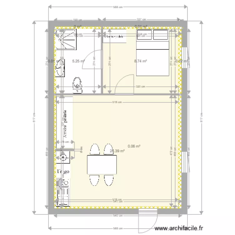3EM ETAGE GAUCHE ASENCIO. Plan de 