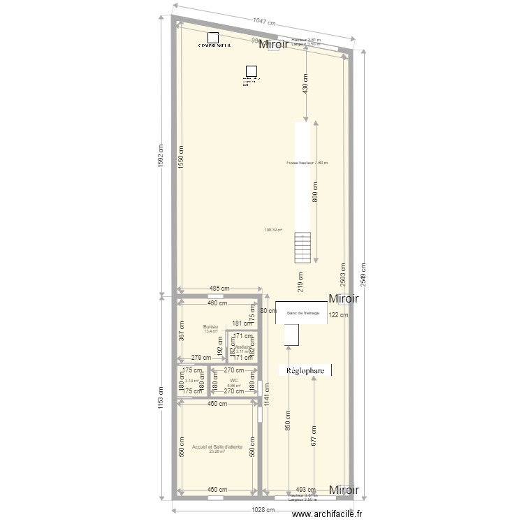 andiol. Plan de 0 pièce et 0 m2