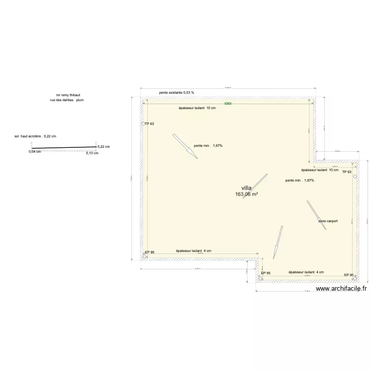 thibaut villa plum. Plan de thibaut villa plum. Plan de