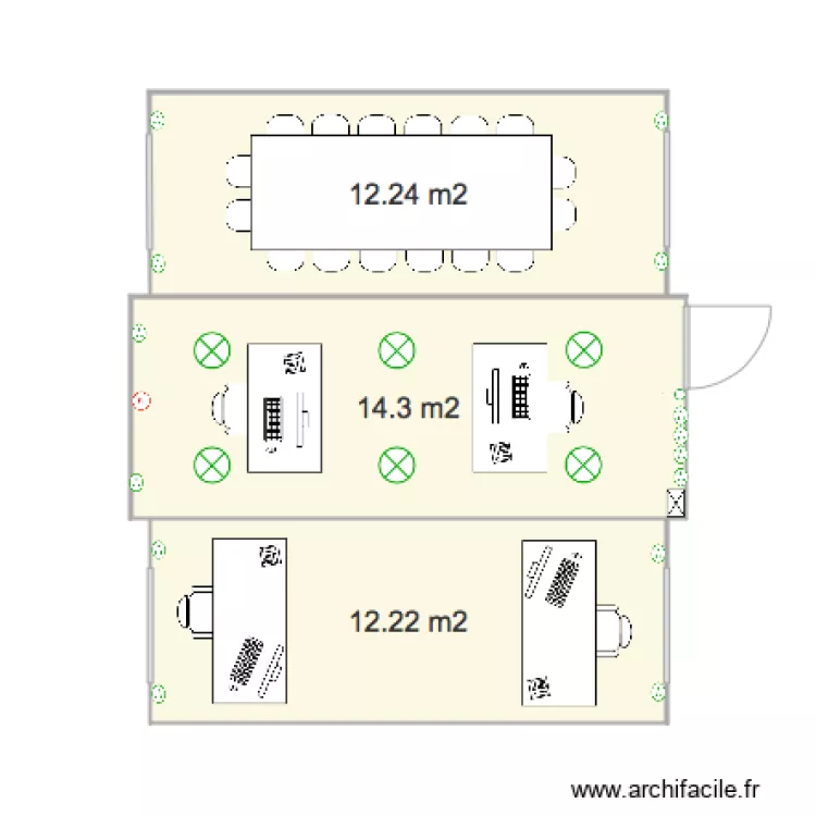 BUREAU EXTENSIBLE EIFFAGE 1. Plan de 