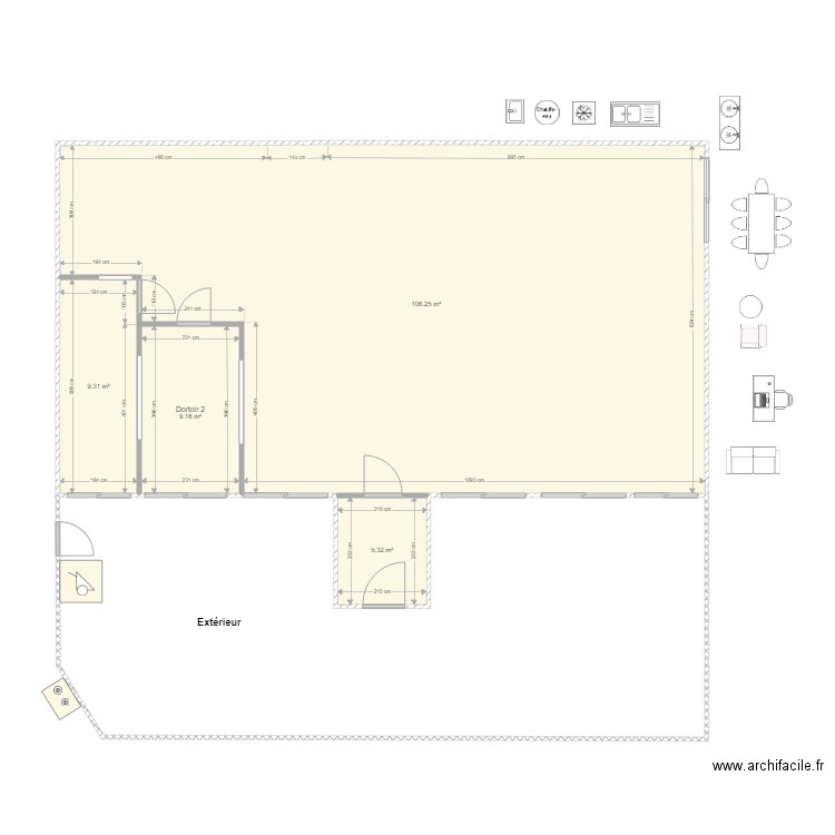 DOMONT V0. Plan de 0 pièce et 0 m2