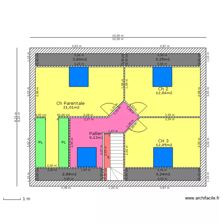 TOKAS etage 1. Plan de 