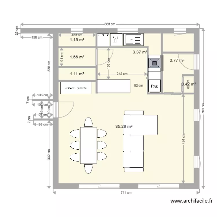GWAN  PIECE A VIVRE2. Plan de 
