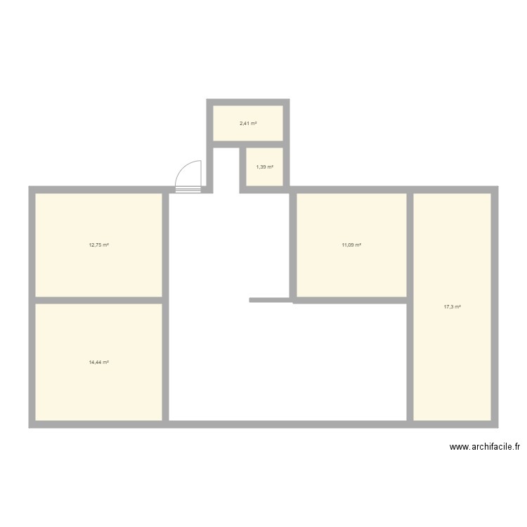 maison. Plan de 0 pièce et 0 m2