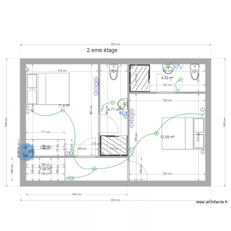 Tupin Moulin. Plan de 