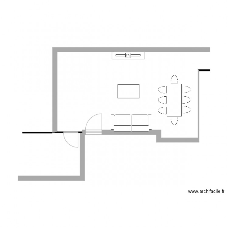 goya salon. Plan de 0 pièce et 0 m2