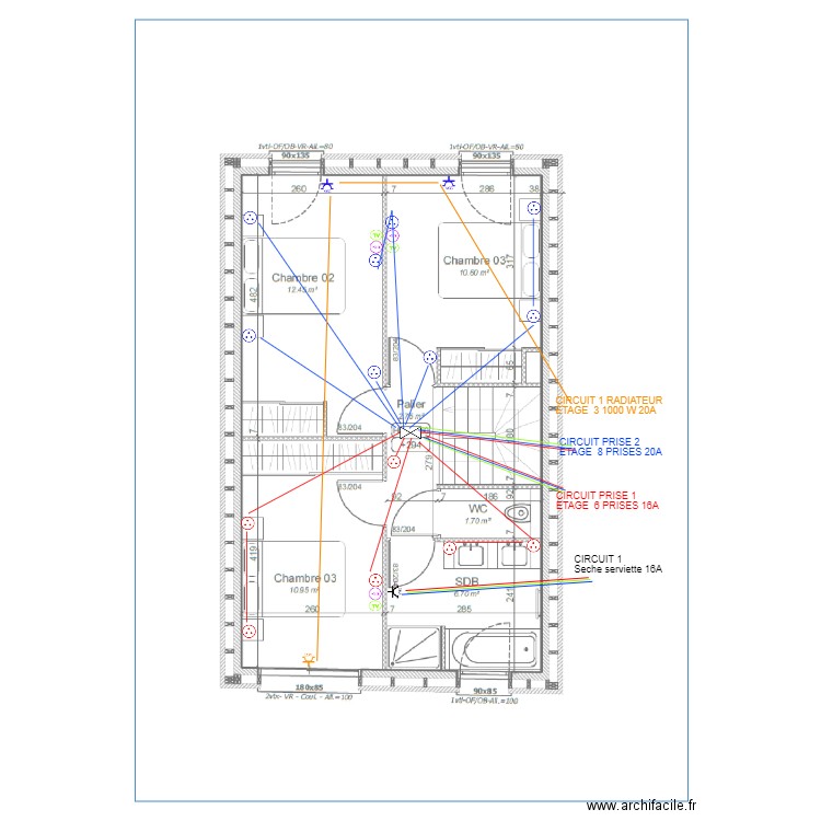 PLANS PRISES ETAGE PRESSOIR. Plan de 0 pièce et 0 m2